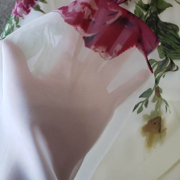 Floral mini dress size L - Picture 10 of 11